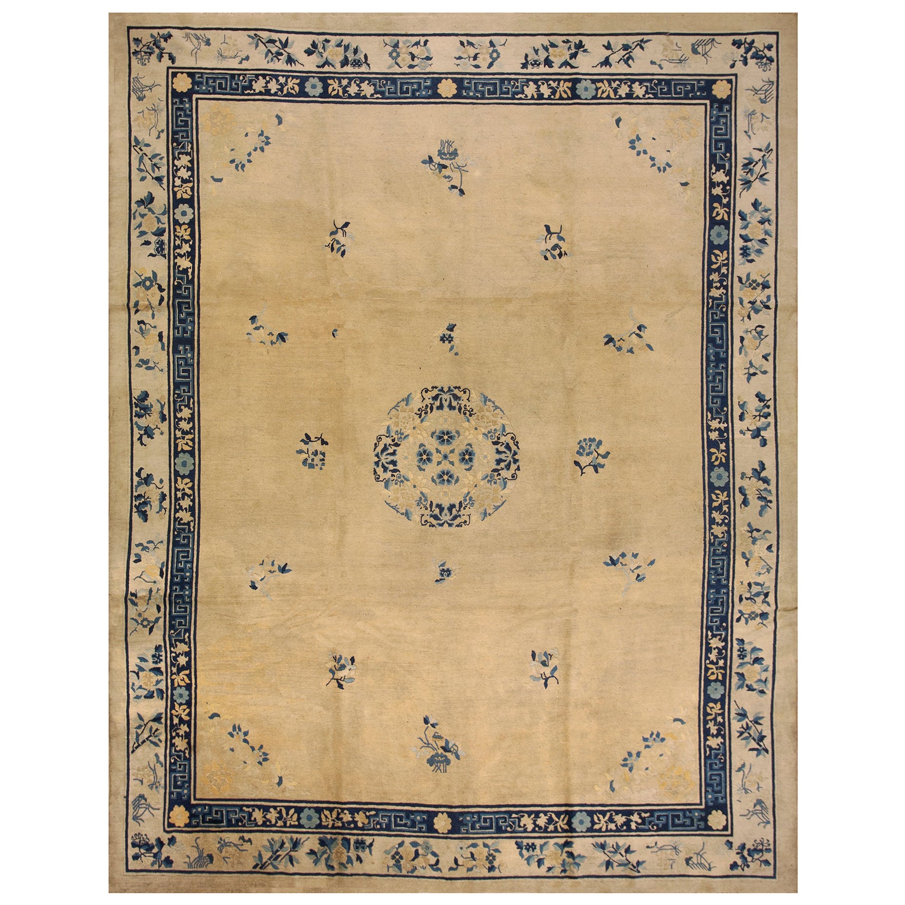 Tapis chinois de Pékin du début du 20ème siècle ( 9'1" x 11'7" - 275 x 353 )