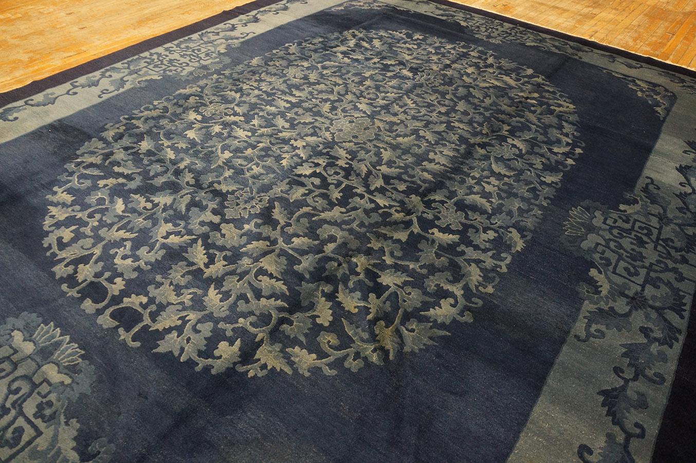 Early 20th Century Chinese Peking Carpet ( 9'2