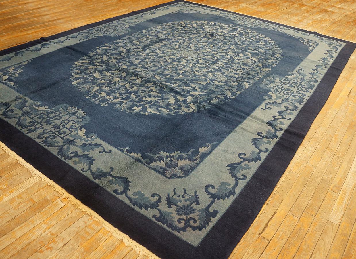 Early 20th Century Chinese Peking Carpet ( 9'2