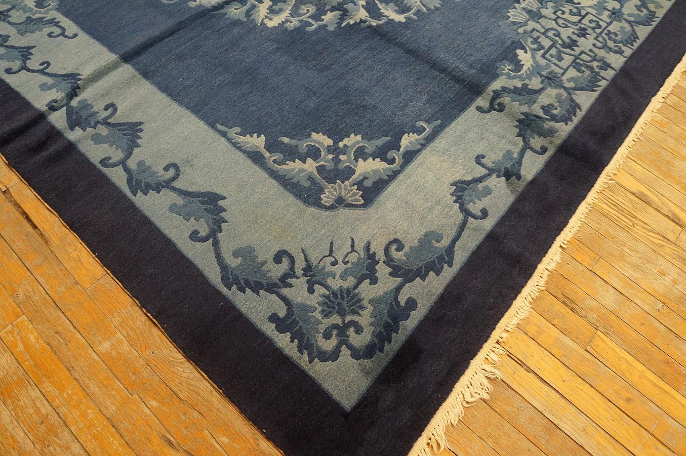 Early 20th Century Chinese Peking Carpet ( 9'2