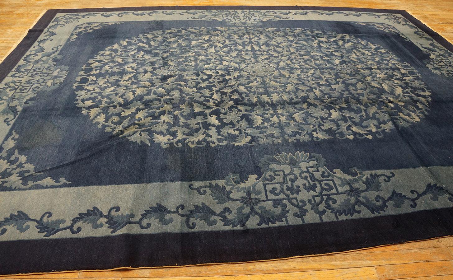Early 20th Century Chinese Peking Carpet ( 9'2