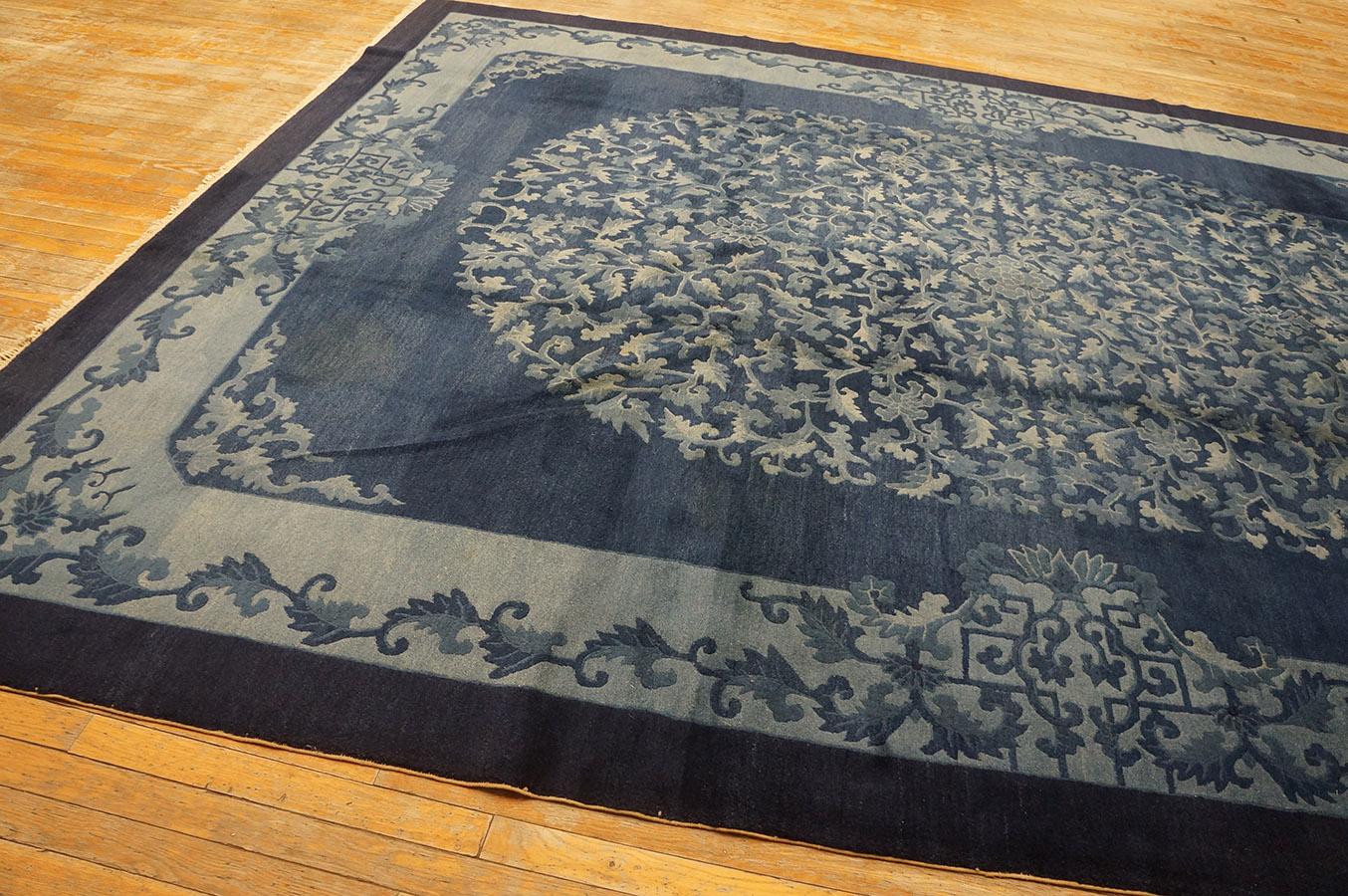 Early 20th Century Chinese Peking Carpet ( 9'2