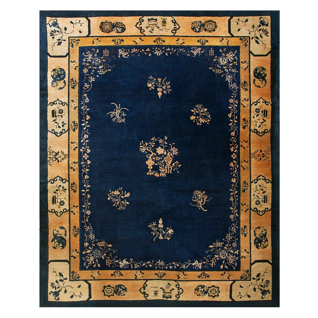 Tapis chinois de Pékin du début du 20ème siècle ( 9'2" x 11'6" - 280 x 350 )