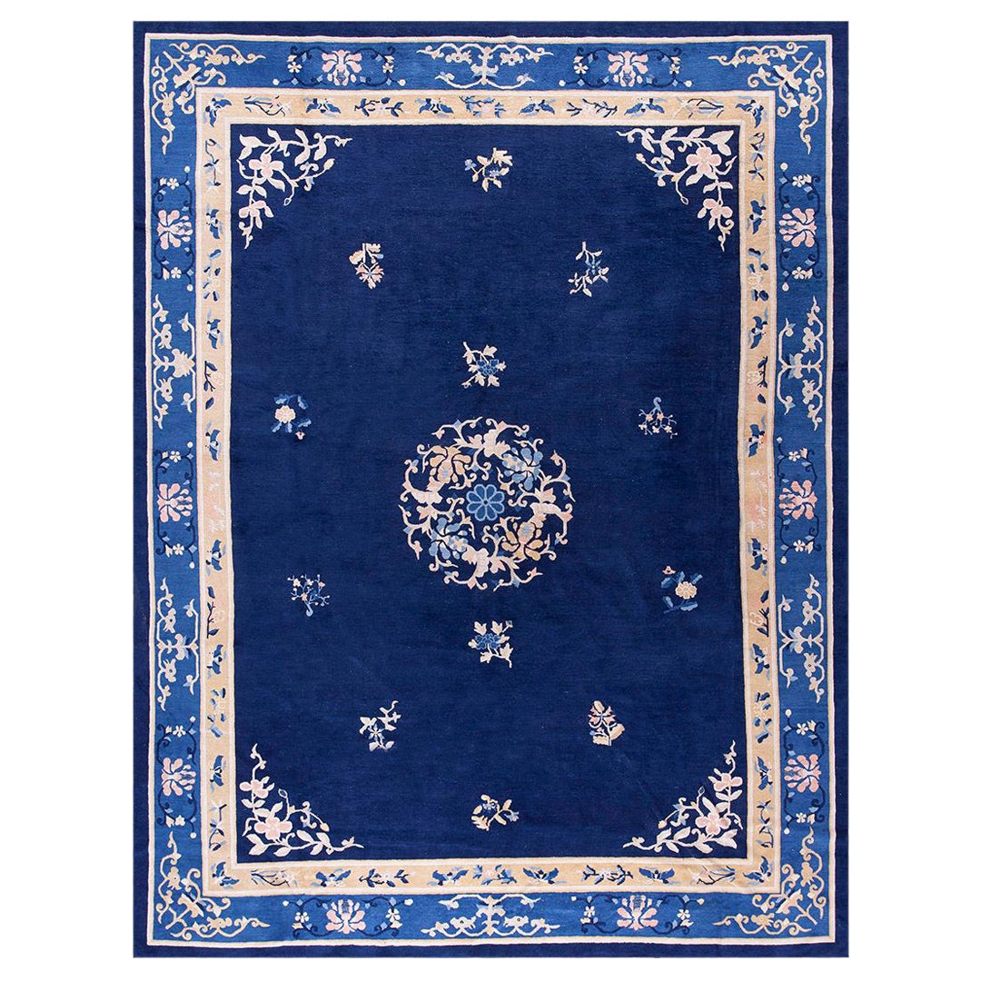 Tapis chinois de Pékin du début du 20ème siècle ( 9'2" x 11'8" - 270 x 355 )