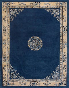 Chinesischer Peking-Teppich des frühen 20. Jahrhunderts (9'2'' x 11'8'' - 279 x 356)