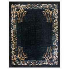 Tapis chinois de Pékin du début du 20ème siècle ( 9'2''x 11'9'' - 279 x 358 )