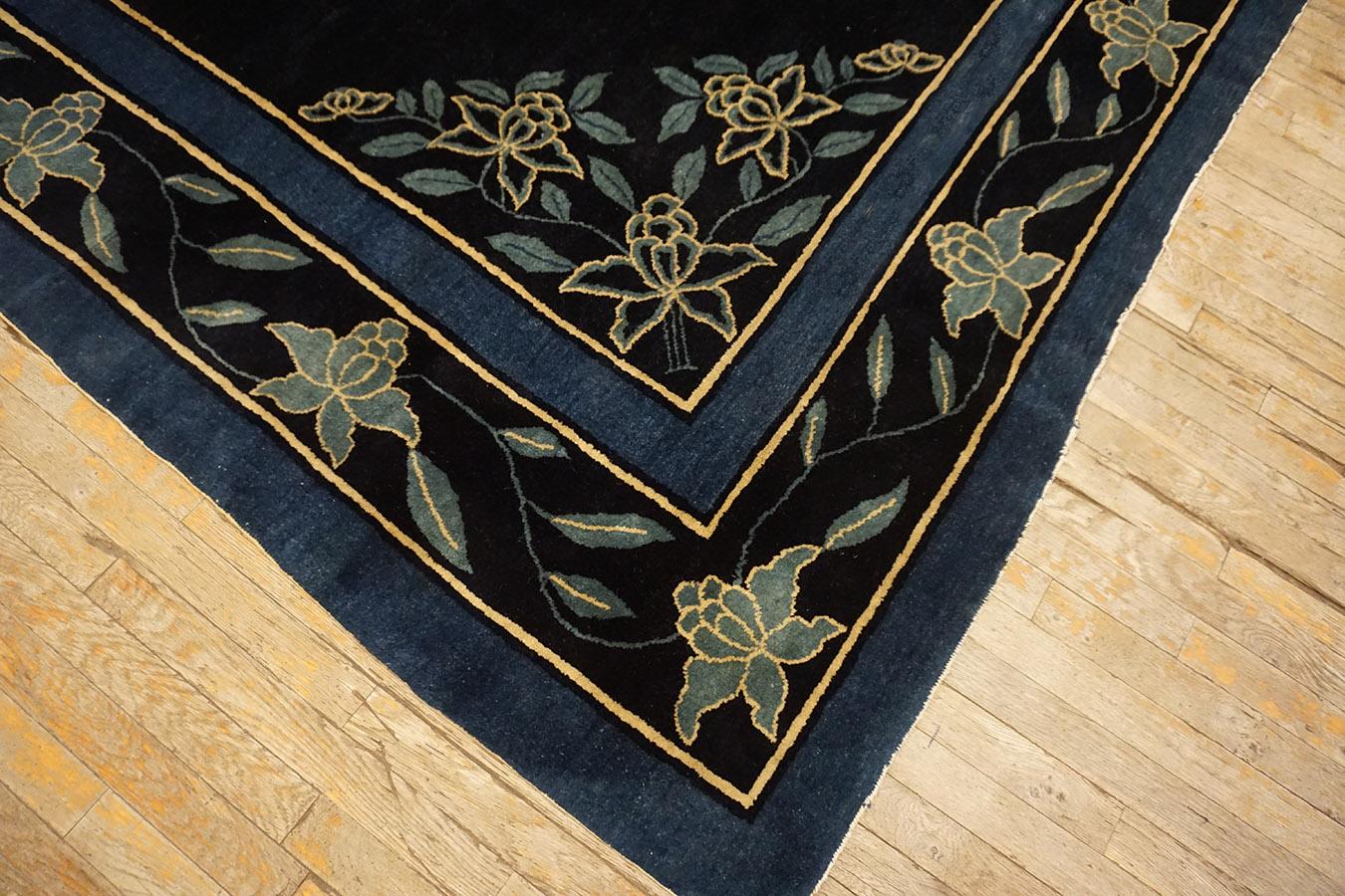 Early 20th Century Chinese Peking Carpet 9'x11' 8