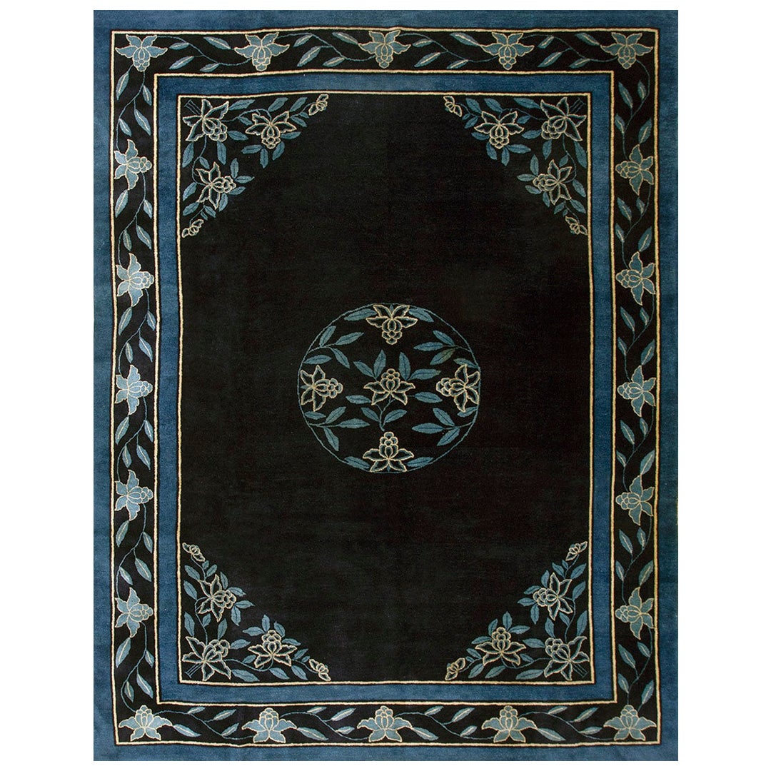 Tapis Pékin du début du 20e siècle 9'x11' 8"