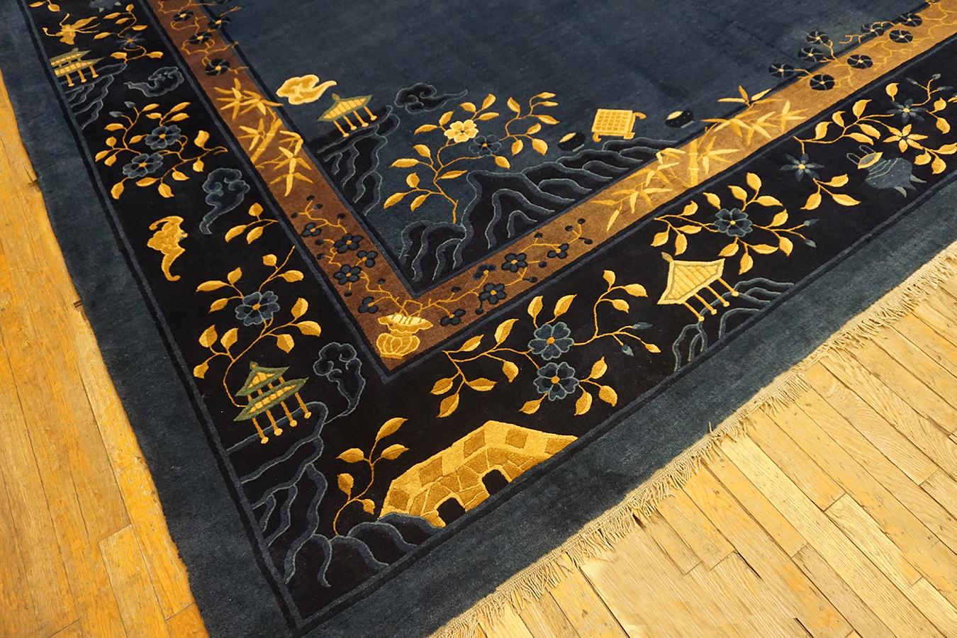 Early 20th Century Chinese Peking Carpet For Sale 6