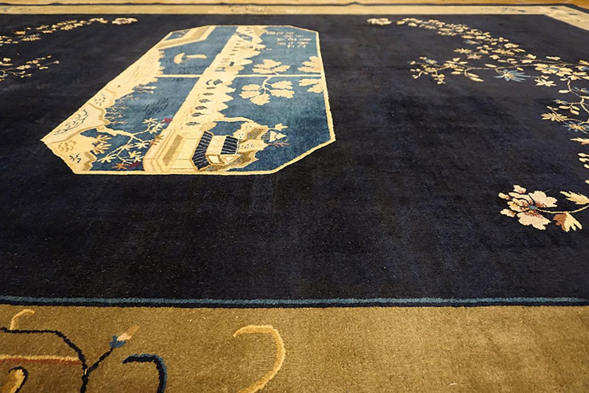 Early 20th Century Chinese Peking Carpet For Sale 7