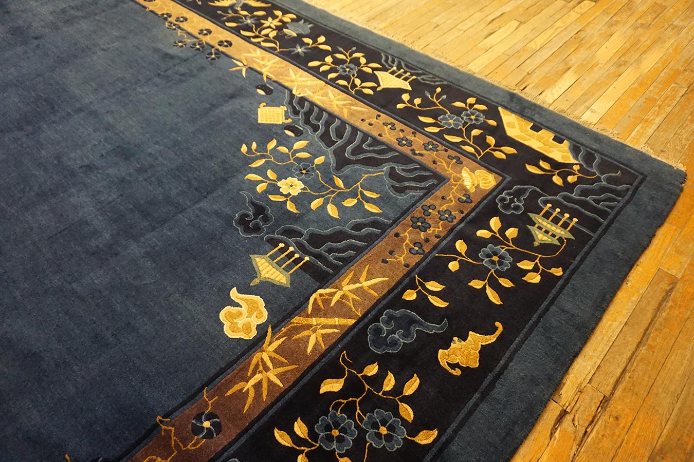 Early 20th Century Chinese Peking Carpet For Sale 8