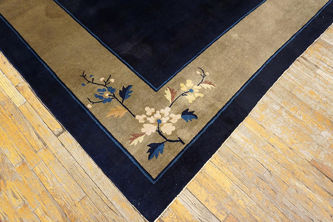 Hand-Knotted Early 20th Century Chinese Peking Carpet For Sale