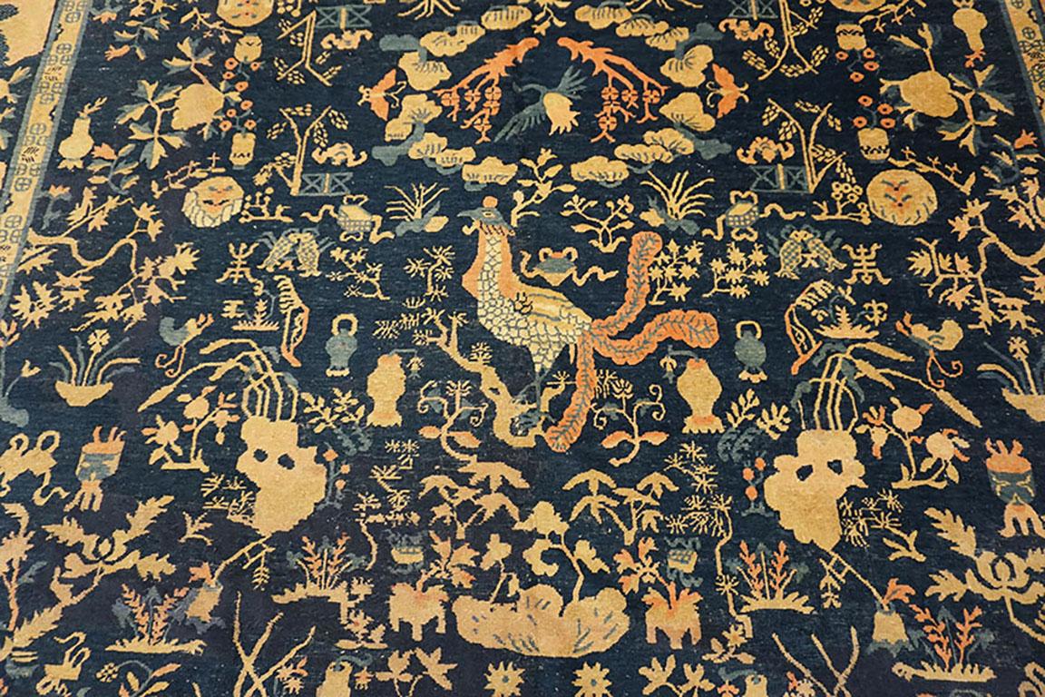 Early 20th Century Chinese Peking Carpet In Good Condition For Sale In New York, NY