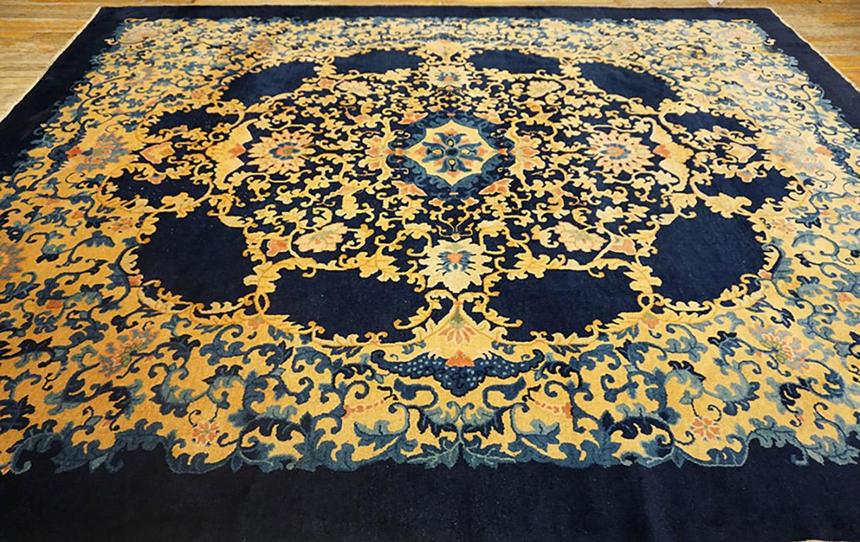 Early 20th Century Chinese Peking Carpet In Good Condition For Sale In New York, NY