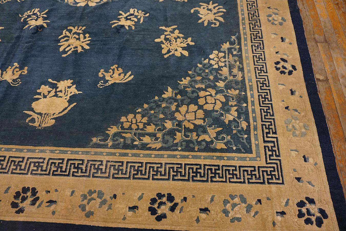 Early 20th Century Chinese Peking Carpet ( 8'10
