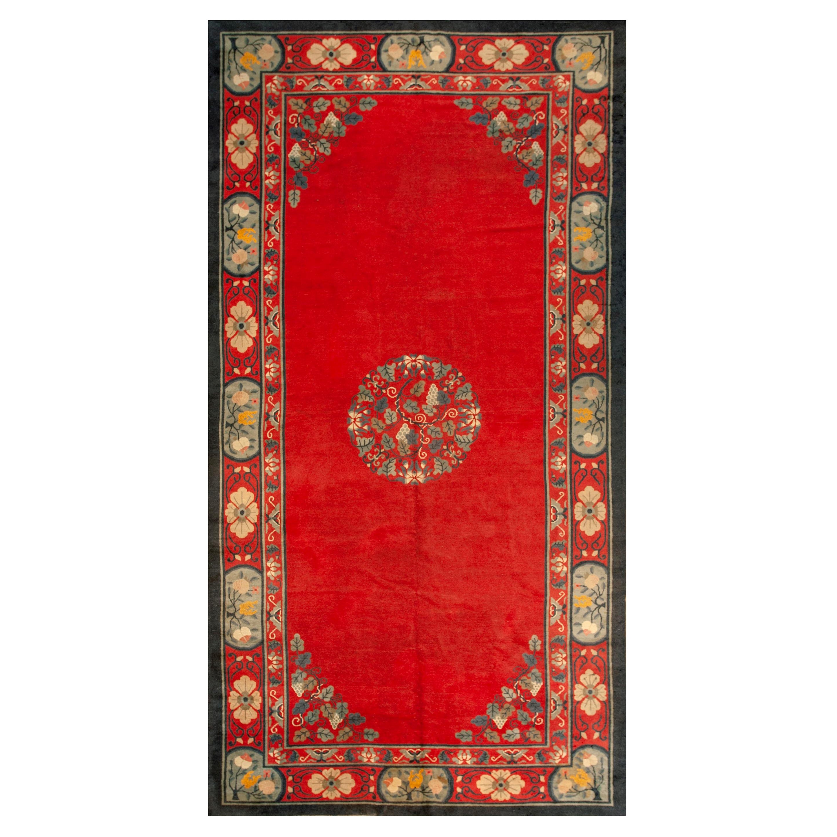 Chinesischer Pekinger Galley-Teppich des frühen 20. Jahrhunderts ( 5' x 11'8'' - 152 x 356") im Angebot