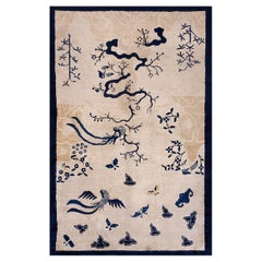 Tapis chinois de Pékin du début du 20e siècle 5' 2" x 7' 10"
