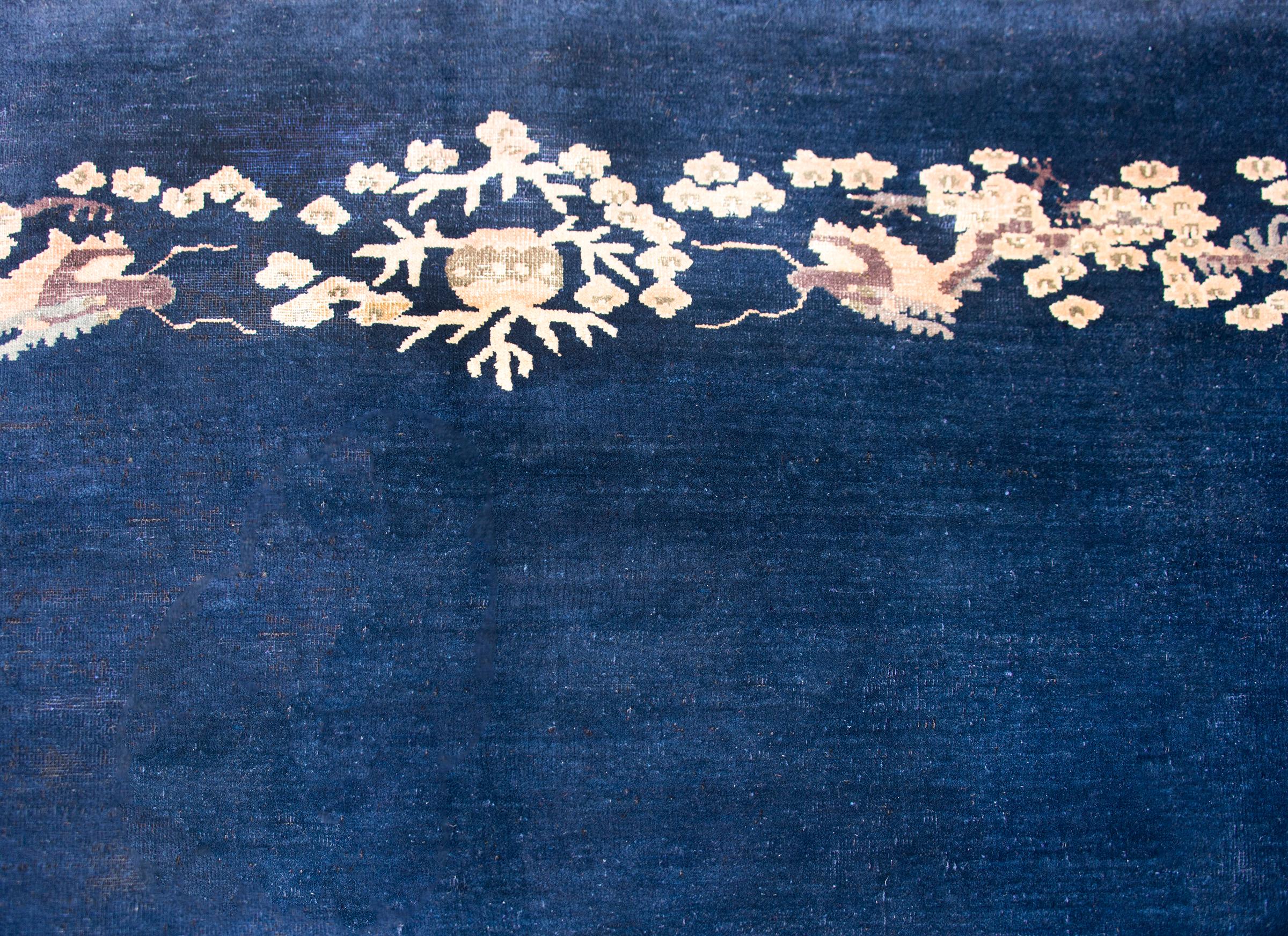 Early 20th Century Chinese Peking Rug For Sale 6