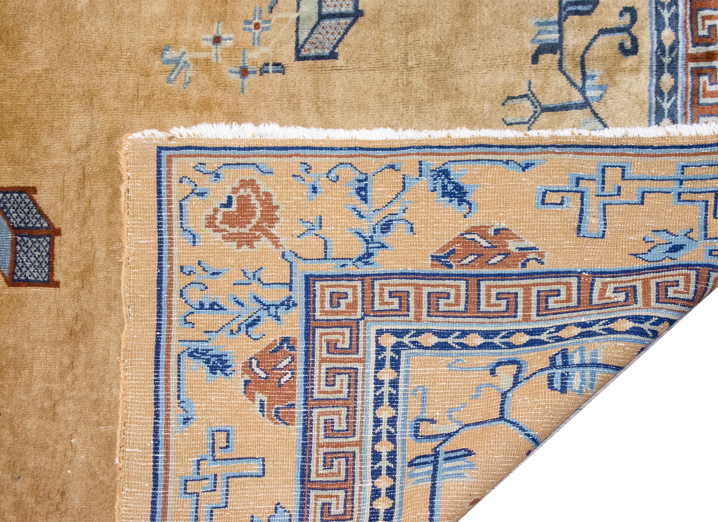 Early 20th Century Chinese Peking Rug For Sale 9