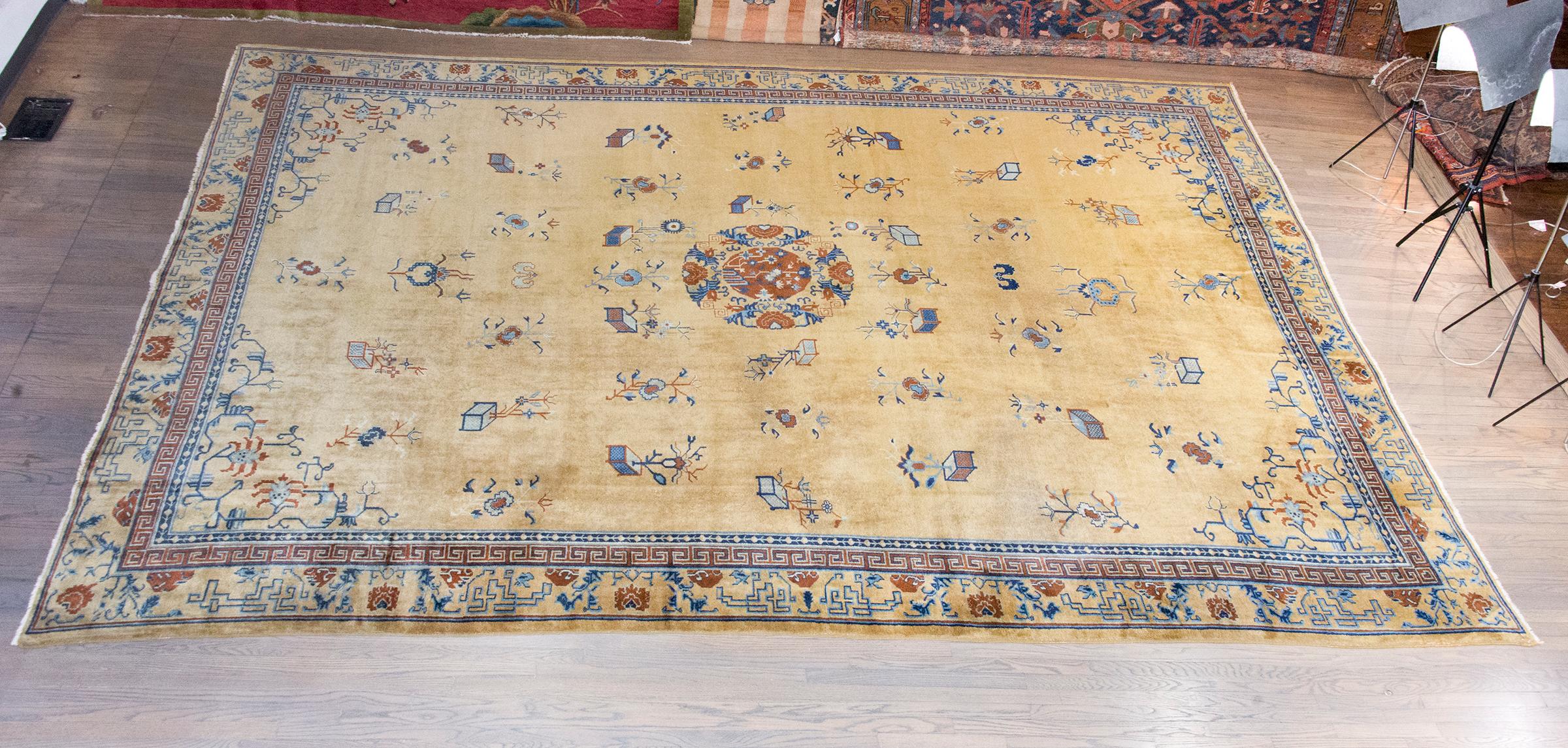 Early 20th Century Chinese Peking Rug For Sale 10