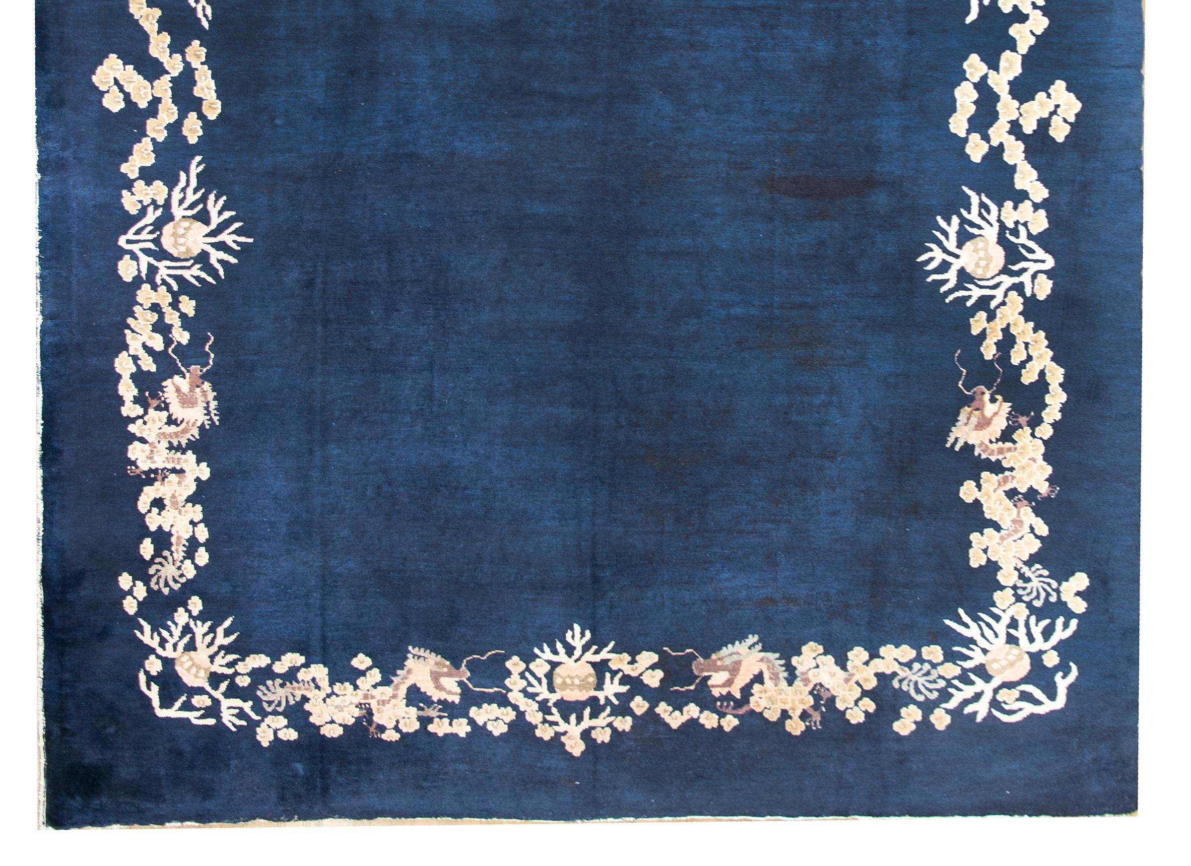 Early 20th Century Chinese Peking Rug For Sale 2