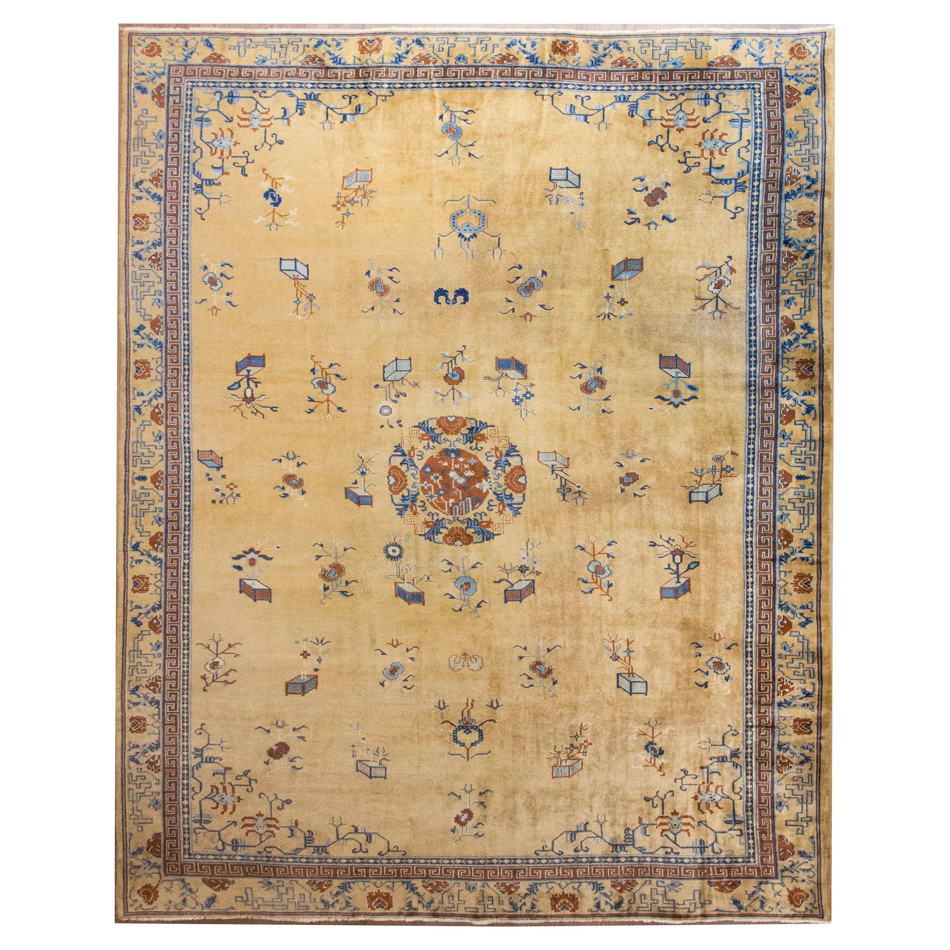 Early 20th Century Chinese Peking Rug