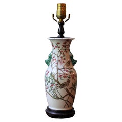 Early 20th Century Chinese Porcelain Vase Lamp