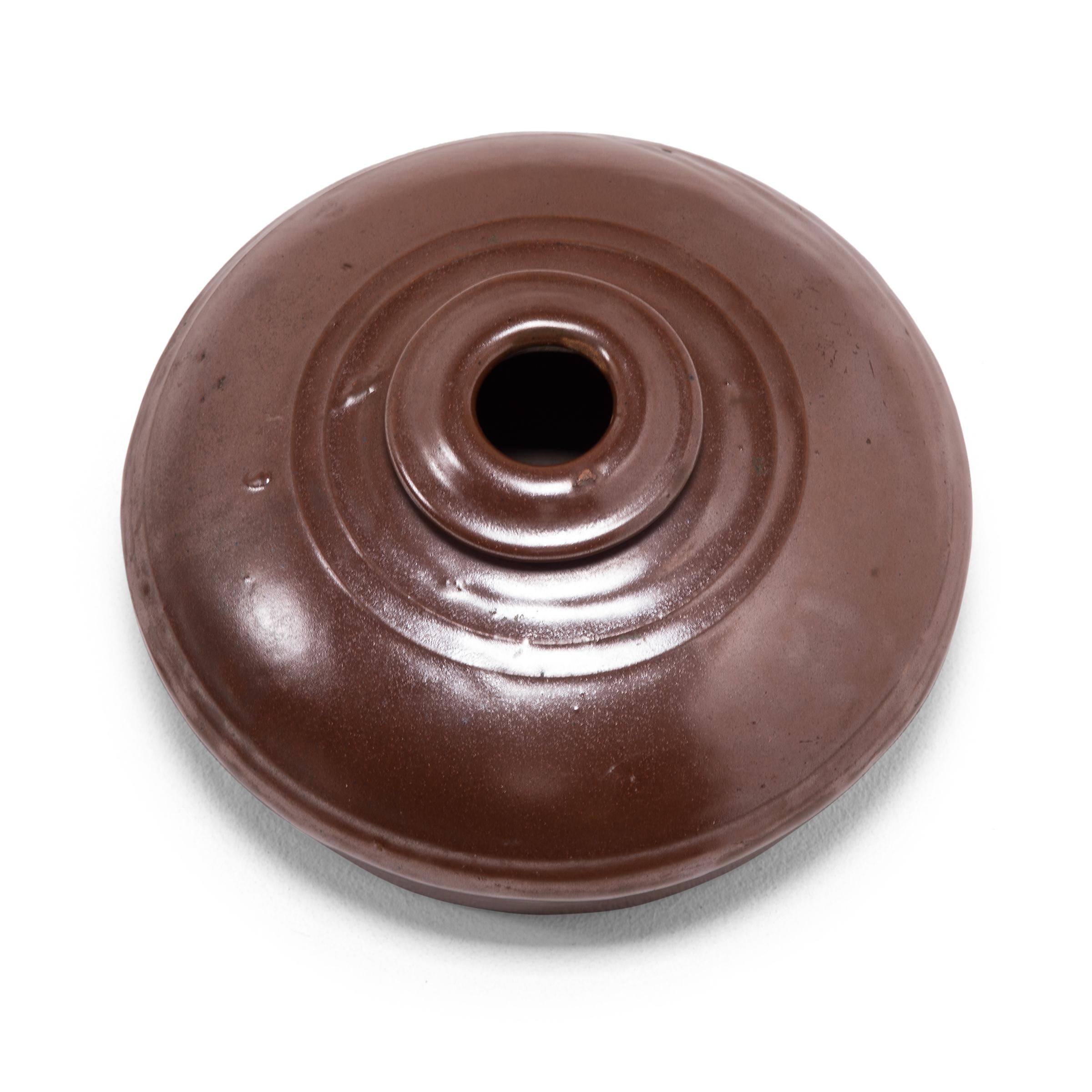Qing Vaso scalda trapunte cinese, 1900 circa in vendita
