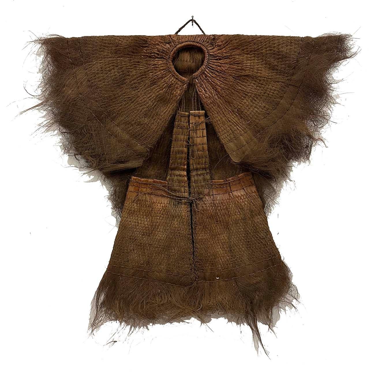 Palmwood Early 20th Century Chinese Raincoat and Hat set For Sale