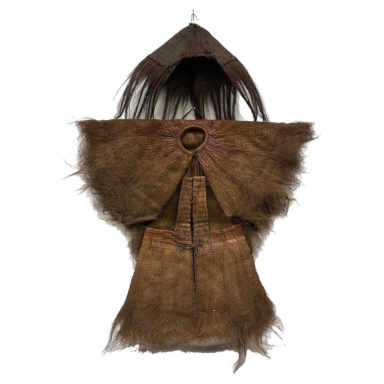 Early 20th Century Chinese Raincoat and Hat set