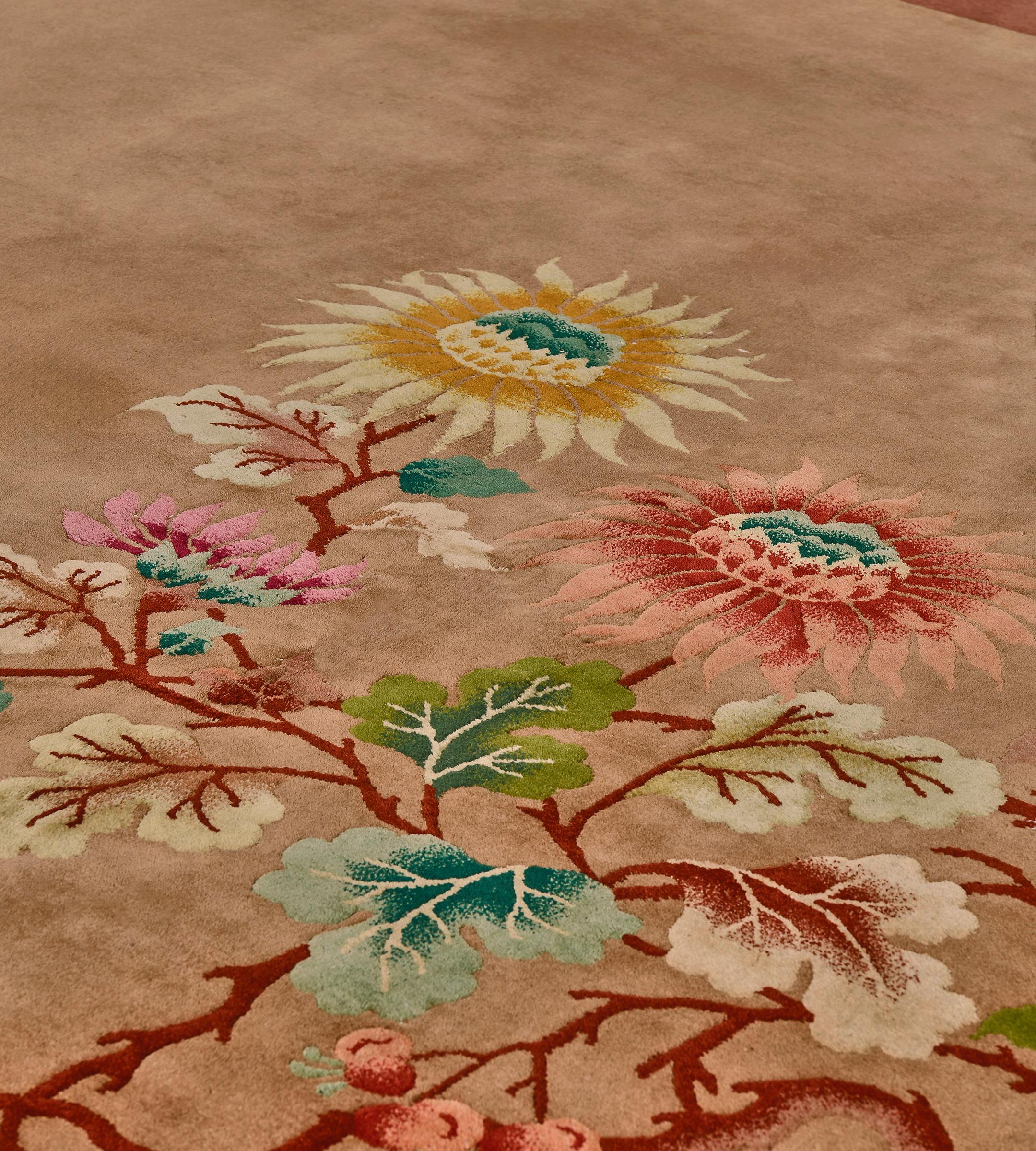 Tissé à la main Tapis chinois du début du 20e siècle en vente