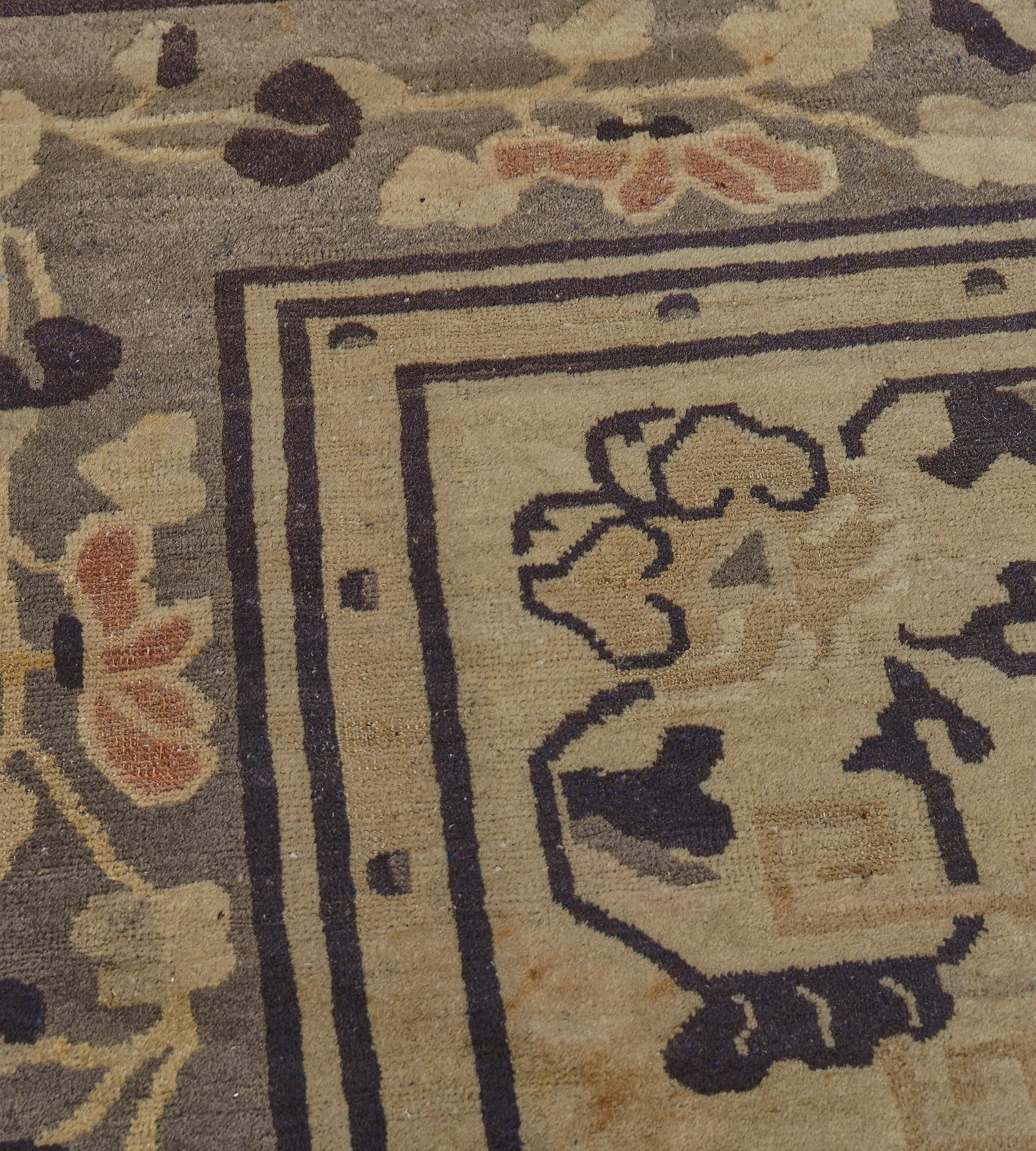 Wool Early 20th Century Chinese Rug For Sale