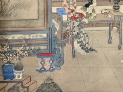 “Chinese Female Figures in Interior”