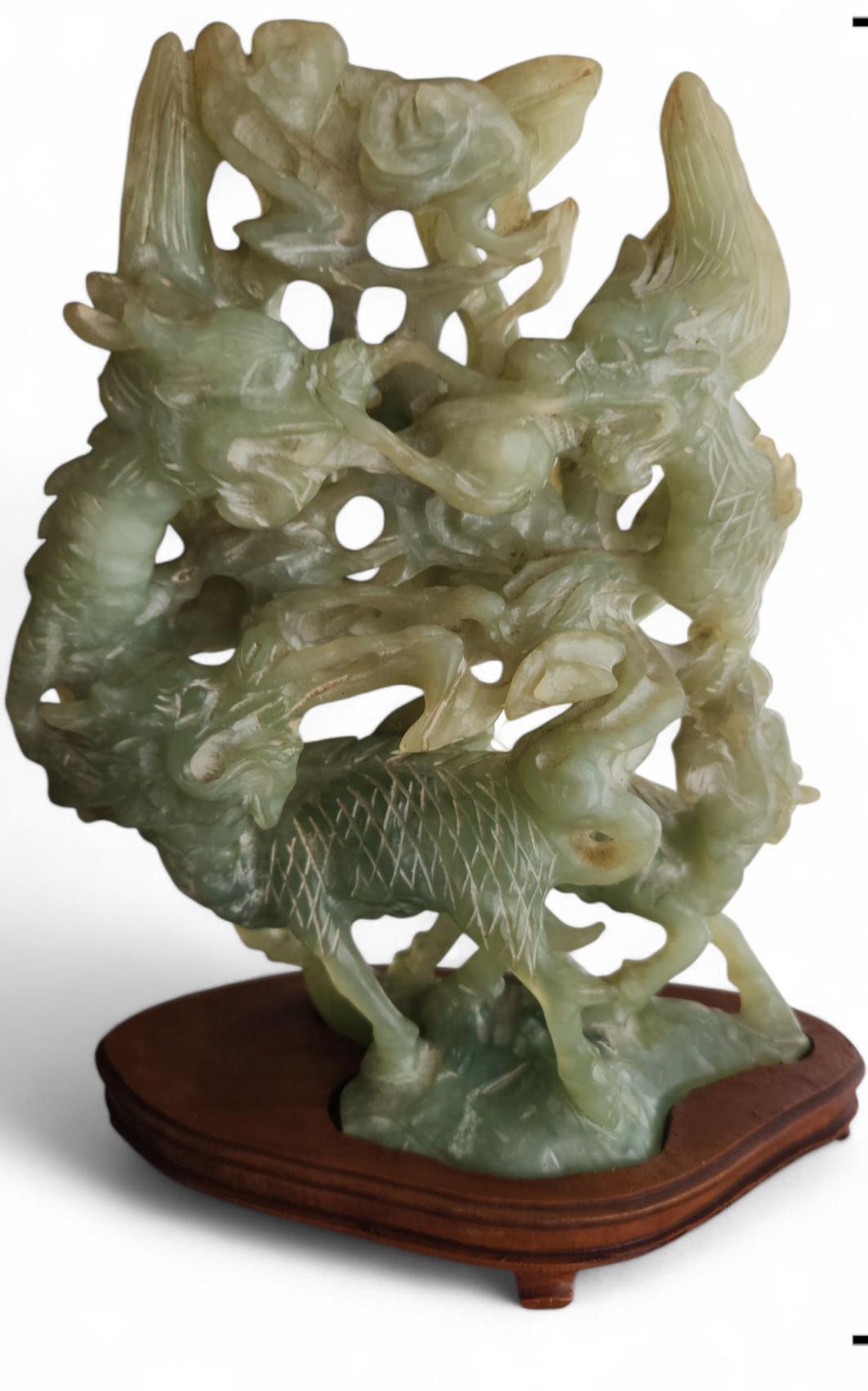 “Qilin and the Dragon”