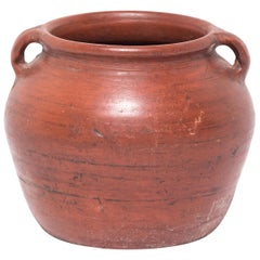 Antique Terracotta Soup Pot, c. 1900