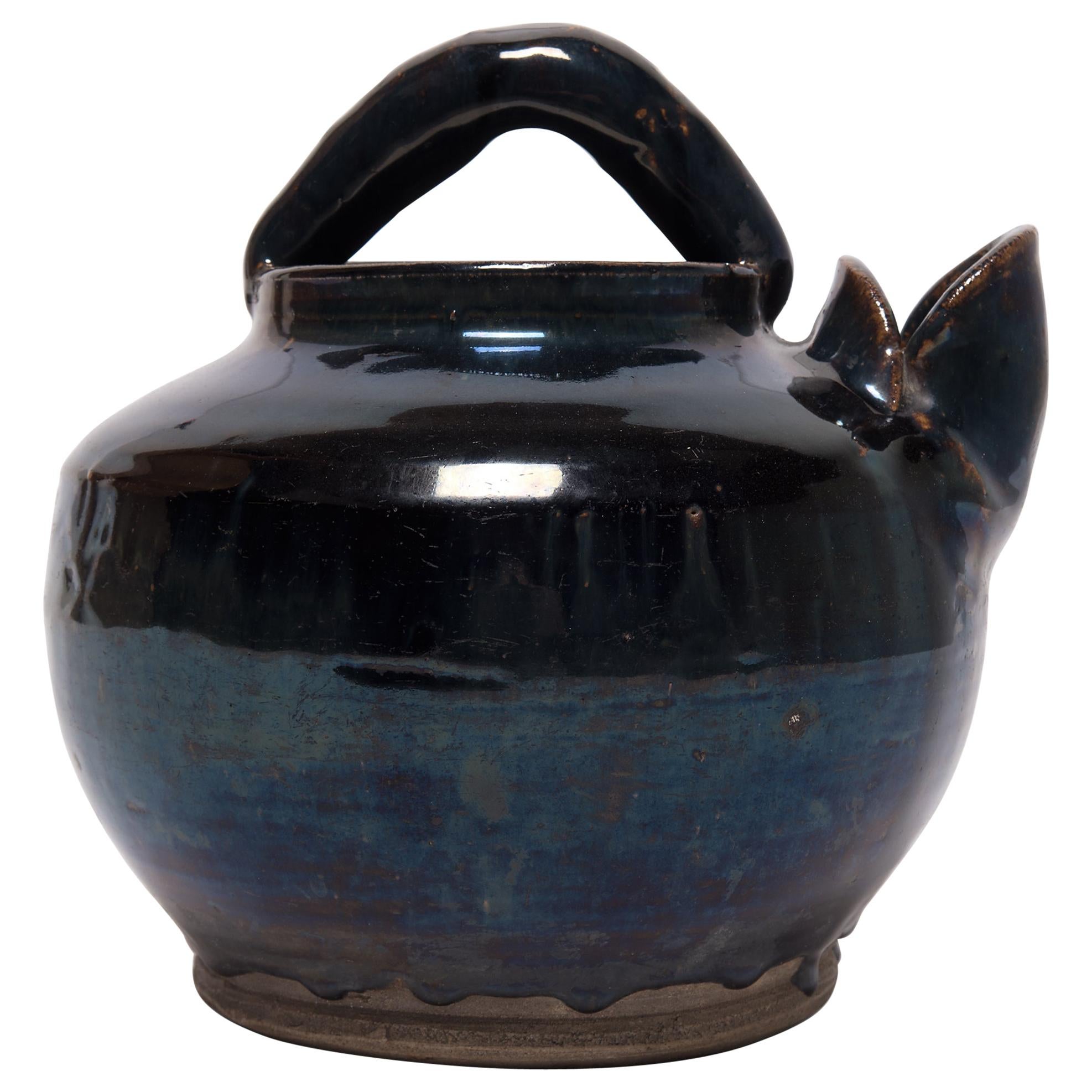 Early 20th Century Chinese Spouted Wine Vessel
