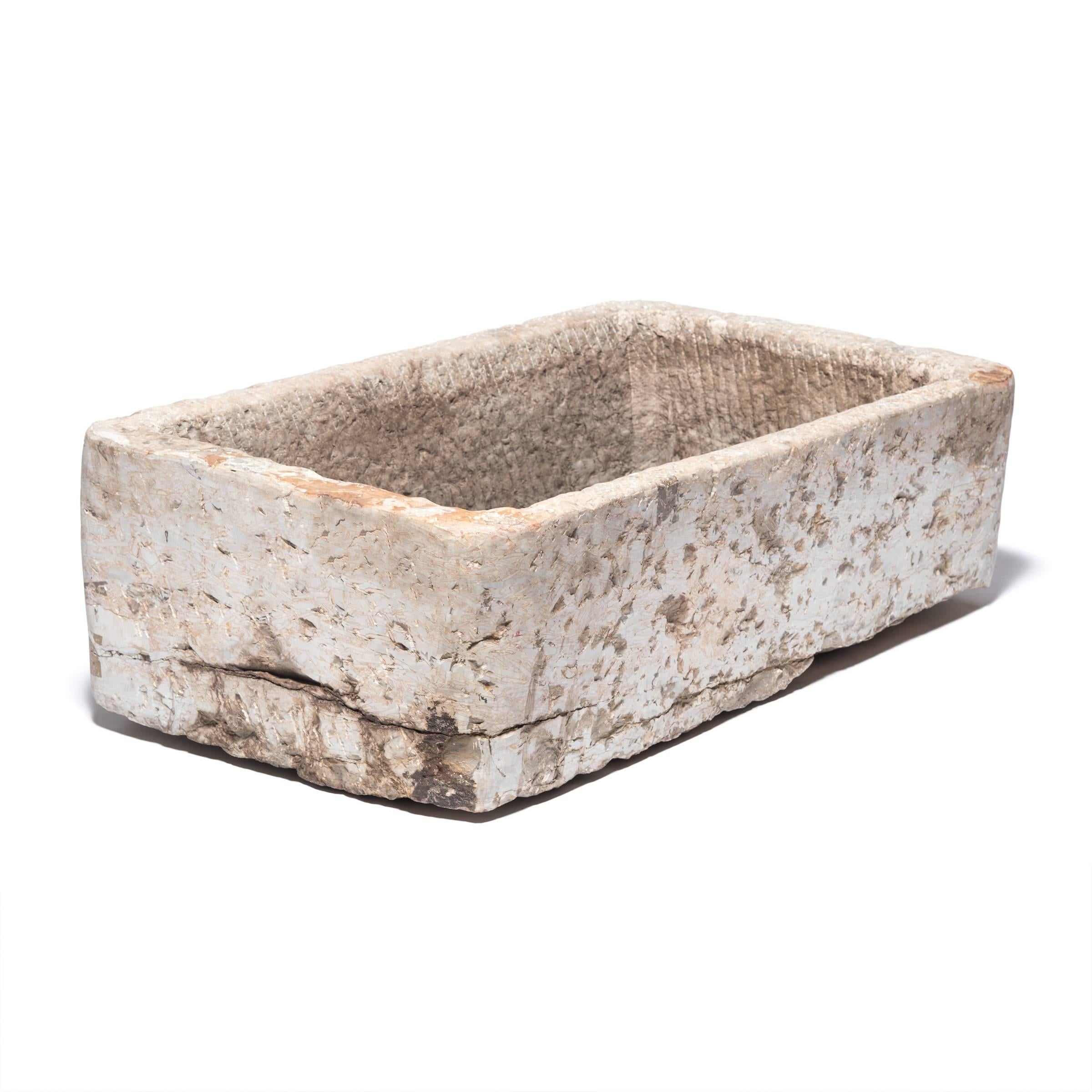 Hand-Carved Early 20th Century Chinese Stone Trough