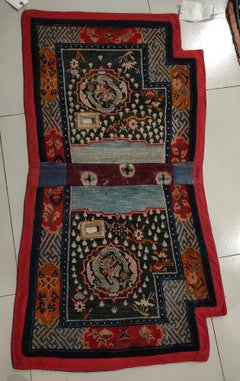 Early 20th Century Chinese Tibetan Saddle Cover ( 2'3" x 4' - 69 x 122 )