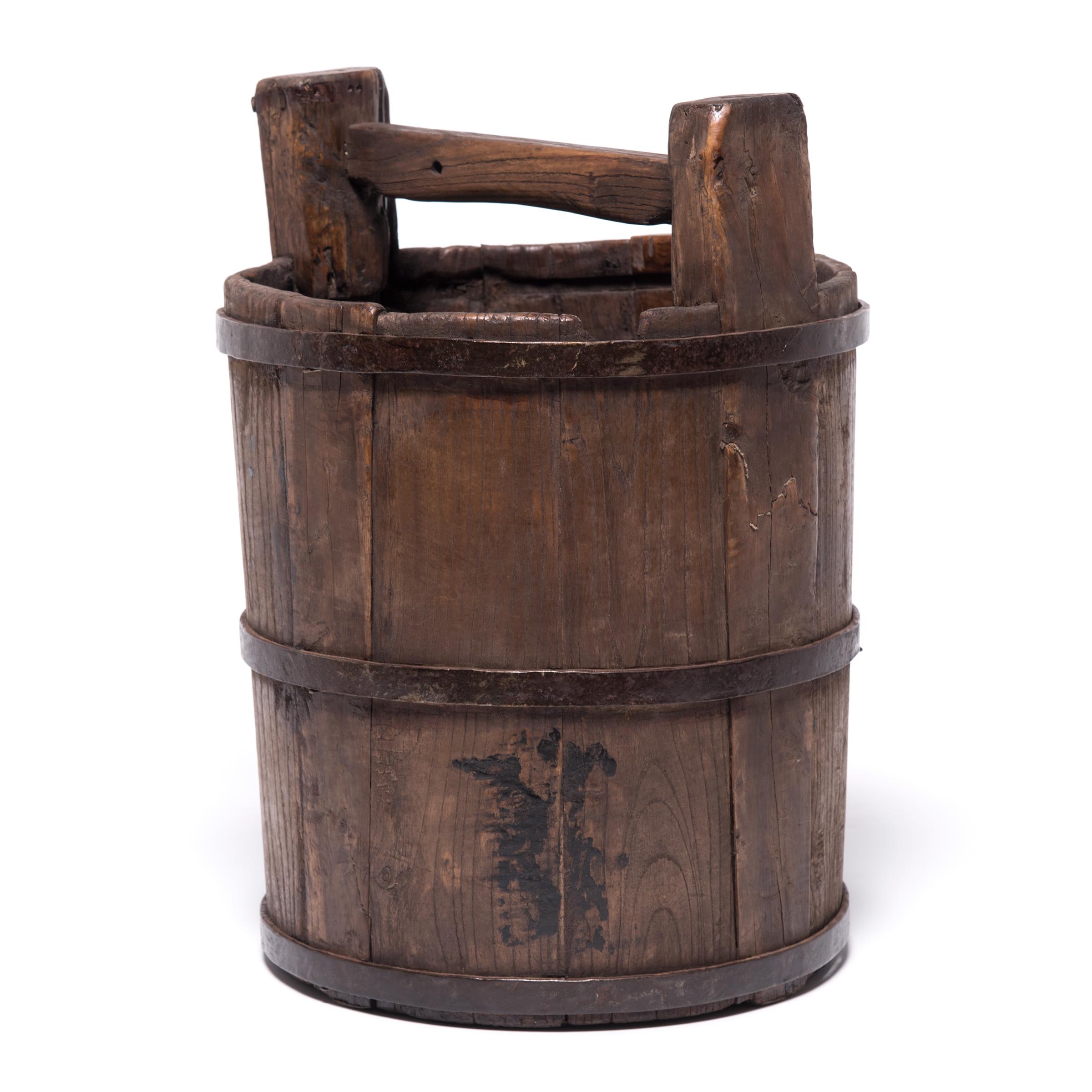 Qing Early 20th Century Chinese Well Bucket