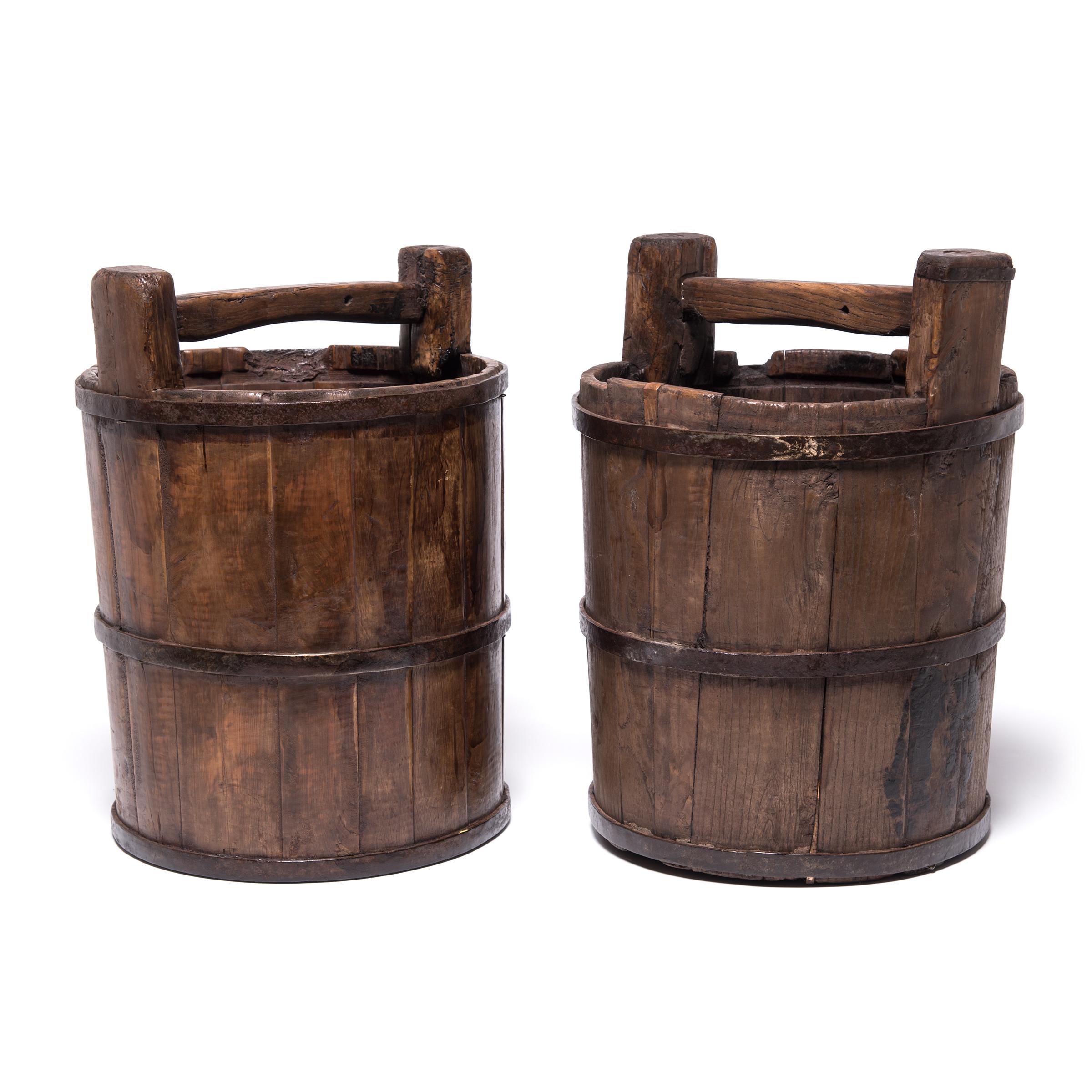 Early 20th Century Chinese Well Bucket 1