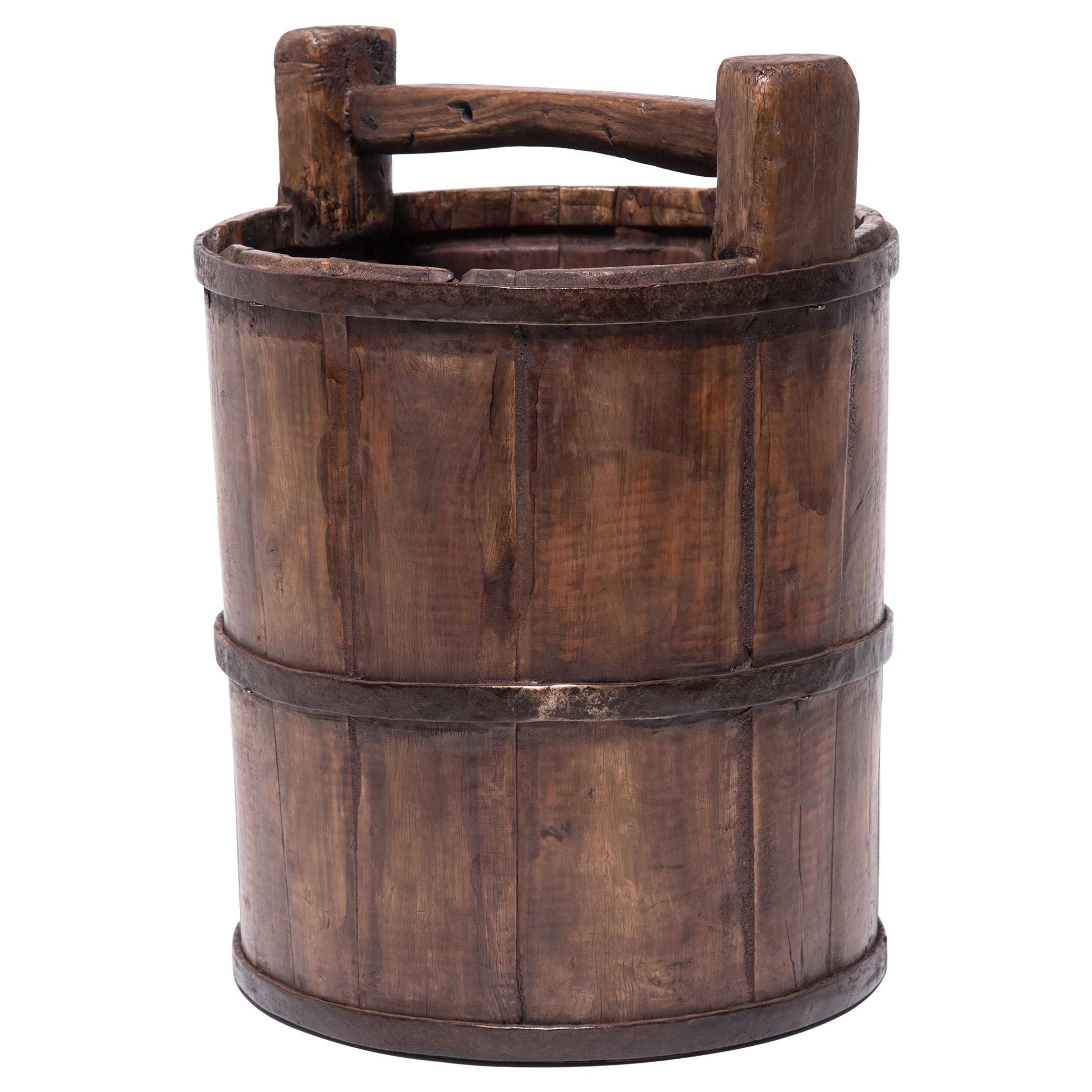 Early 20th Century Chinese Well Bucket at 1stDibs