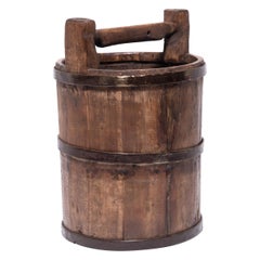 Antique Early 20th Century Chinese Well Bucket