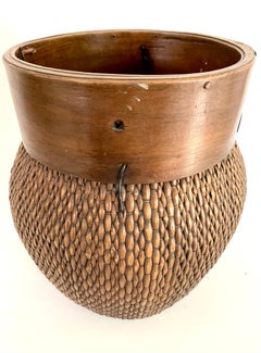 Early 20th Century Chinese Willow Basket