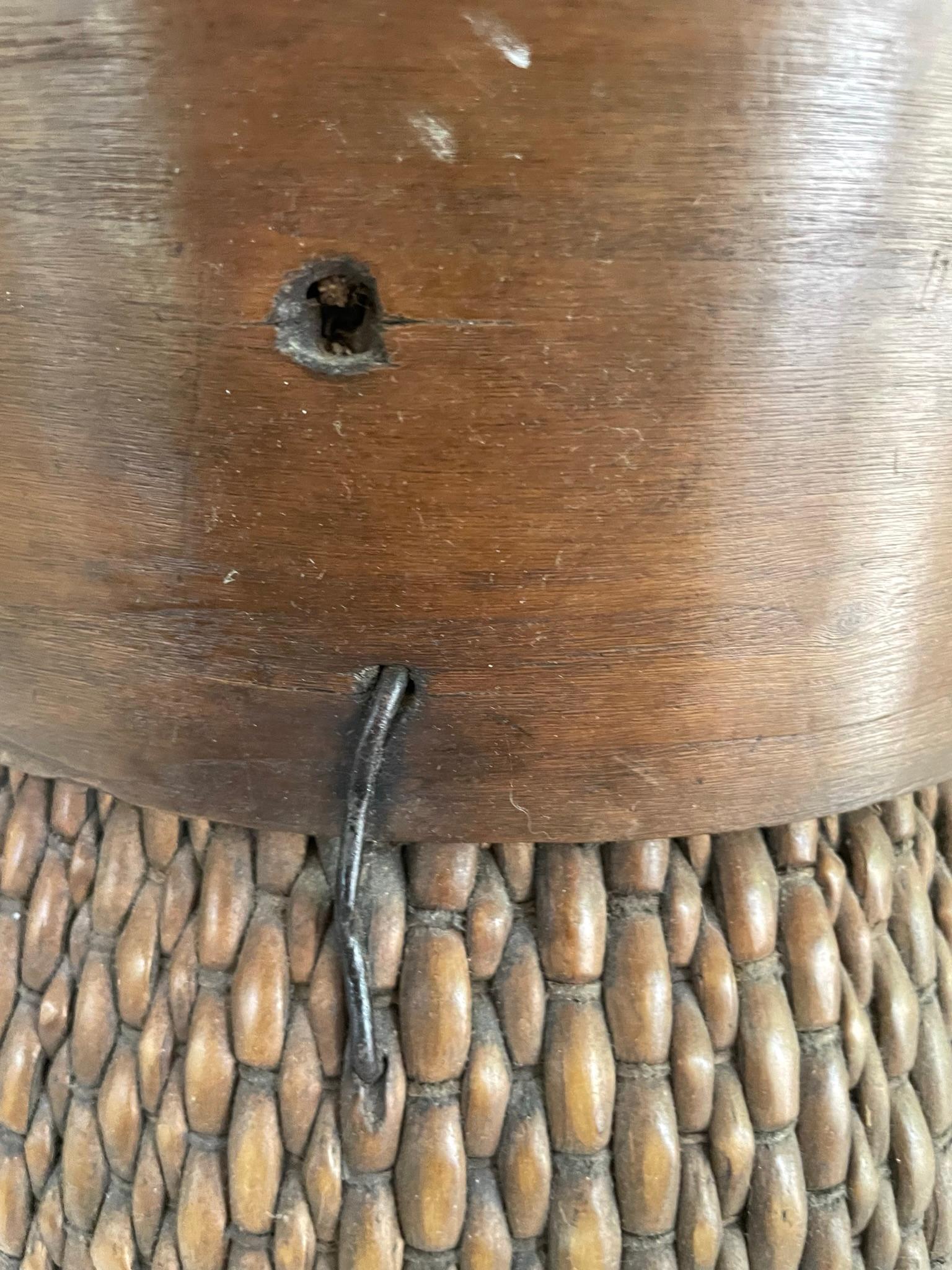 Tessuto a mano Cesto di salice cinese dei primi del Novecento in vendita