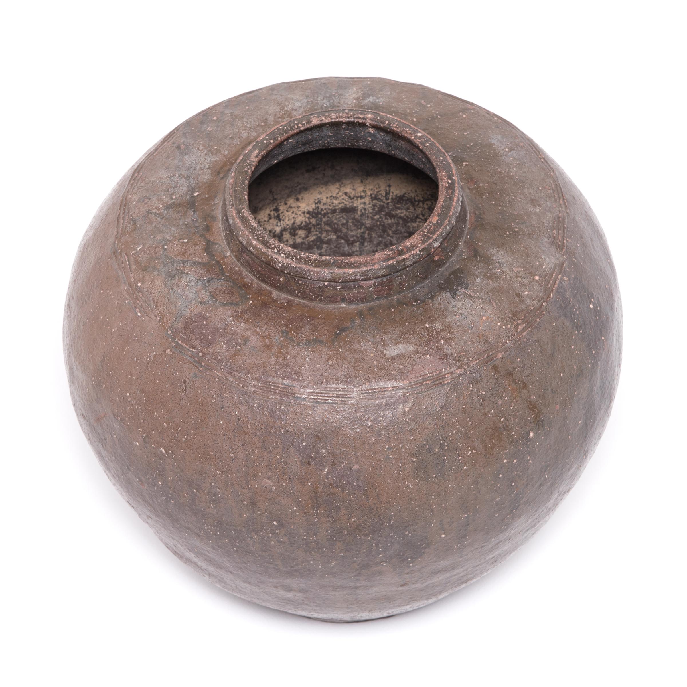 Ceramic Early 20th Century Chinese Wine Jar
