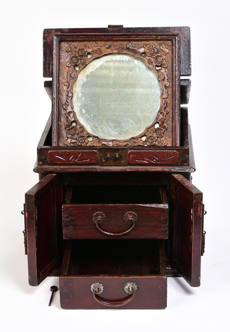 Hand-Crafted Early 20th Century, Chinese Wooden Box For Sale