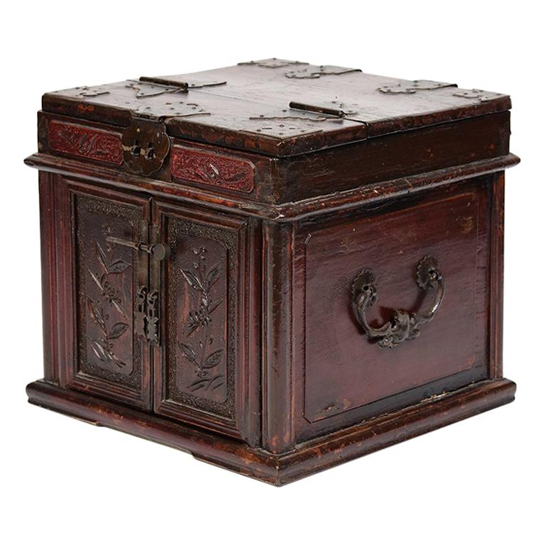 Early 20th Century, Chinese Wooden Box For Sale