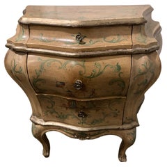 Early 20th Century, Chinoiserie Decorated Pair of Side Commodes