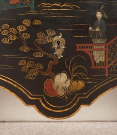 Early 20th Century Chinoiserie Lacquer Commode