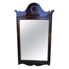 Espejo de pared de caoba Chippendale de principios del siglo XX